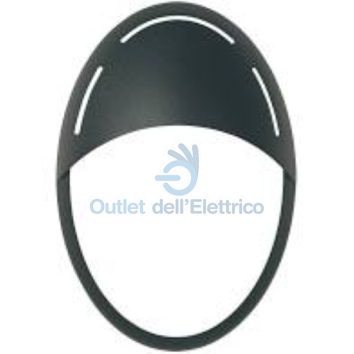 GOCCIA 2264NE MASCHERA VISIERA JACK OVALE NERA