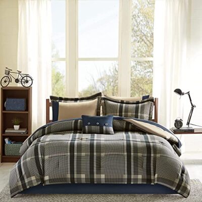 Intelligent Design Robbie Cozy Comforter Set Bed in A  Assorted Colors , Sizes 