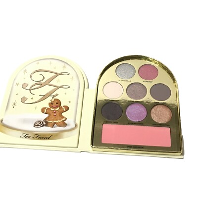 Too Faced Eyeshadow Blush Makeup Palette Christmas Gingerbread Limited Edition
