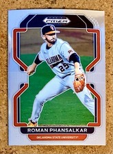 2022 Panini Prizm Draft Picks Baseball Base Roman Phansalkar PDP208 OSU/Angels
