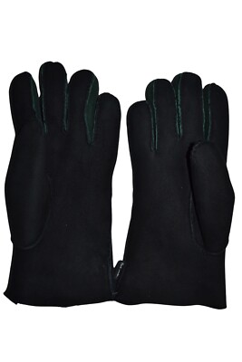 Paul Smith Mainline Mens Black Concertina Sheepskin Gloves “M” New