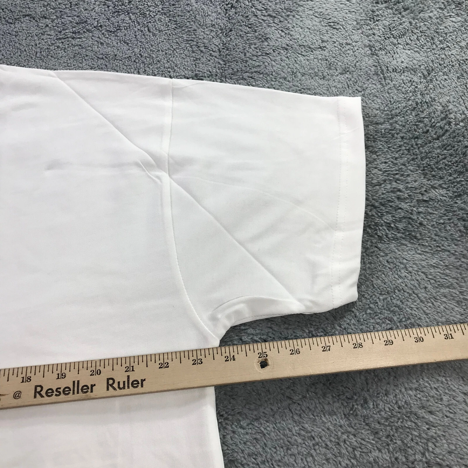 HBA (HOOD BY AIR) Camicia Hood By Air uomo media M HBA bianca grigia manica corta girocollo preppy