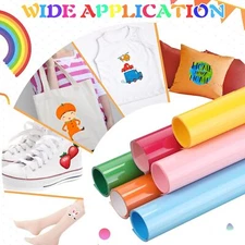 Heat Transfer Vinyl 12" x 5ft HTV / 15/20 Foot Roll / Free&Fast Shipping US