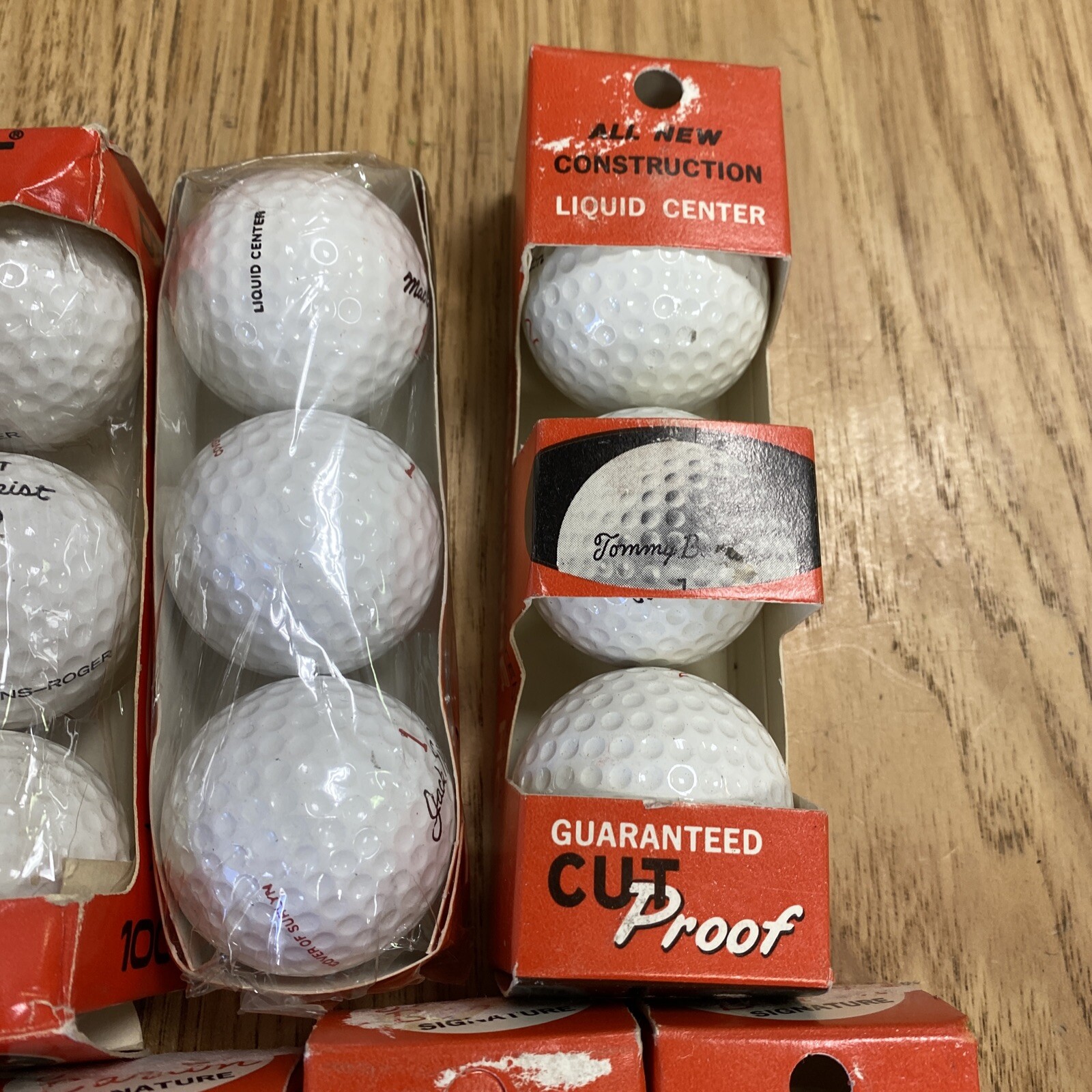 27 Vintage 1960s Golf Balls Tommy Barton Titleist Macgregor New Old