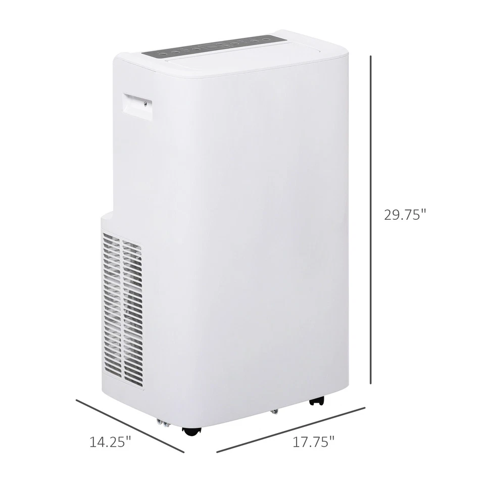 12000 BTU Portable AC, Dehumidifier, Fan, Timer, Remote, 549 Sq. Ft., White - Image 3 of 4