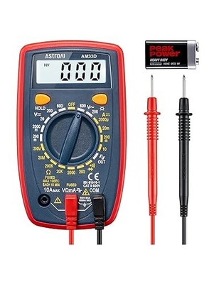 AstroAI Digital Multimeter voltmeter strommessgerät Tester Messung von AC/DC