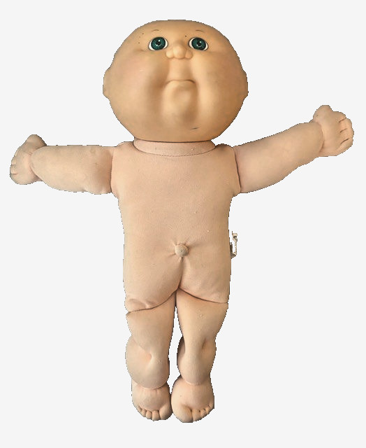 Vintage 1991  Cabbage Patch Kids Baby Boy Doll with Blue Eyes @14"