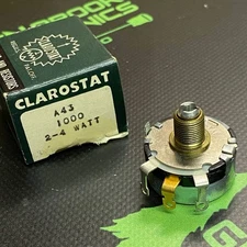 A43-1000 - CLAROSTAT - 2-4 WATT POTENTIOMETER