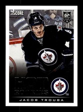 600. 2013-14 score . #698 Jacob Trouba . RC ROOKIE panini . PWE . (A)