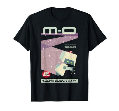 Disney Pixar Wall-E M-O The Future Of Hygiene Robotics Poster T-Shirt_