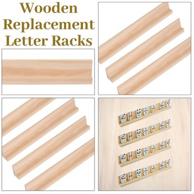 1-8 Stck. Holz Zahlen Buchstaben Fliesenständer Ständer Halter Handwerk Spiel Wand Deko