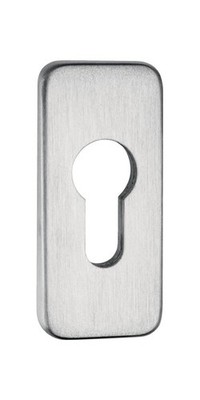 EDI Schlüsselrosette 0812/9003 Aluminium F1 Schildstärke 9 mm PZ kantig