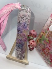 Custom Acrylic Bookmark Charm resin Strawberry Shortcake Inspired 1 Piece 