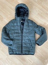 Leichtsteppjacke Übergangsjacke Gr. 134/140 H&M grün kleines Packmaß