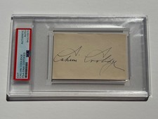 Calvin Coolidge 30th US President Signed Autograph Cut PSA DNA
