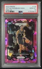 VICTOR WEMBANYAMA PSA 10 2023-24 PANINI PRIZM #136 ROOKIE PINK ICE RC SPURS 814
