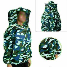Beekeeping Jacket Veil Smock Equipment Supplies Hat Sleeve Suit