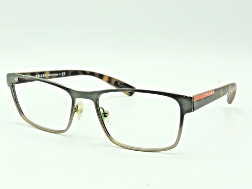 Prada VPS 50G YC2 1O1 Gray Eyeglass Frames 55 17 140