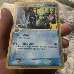 Mimikyu SWSH136 Celebrations 25th Anniversary Delta Species Black Star Promo