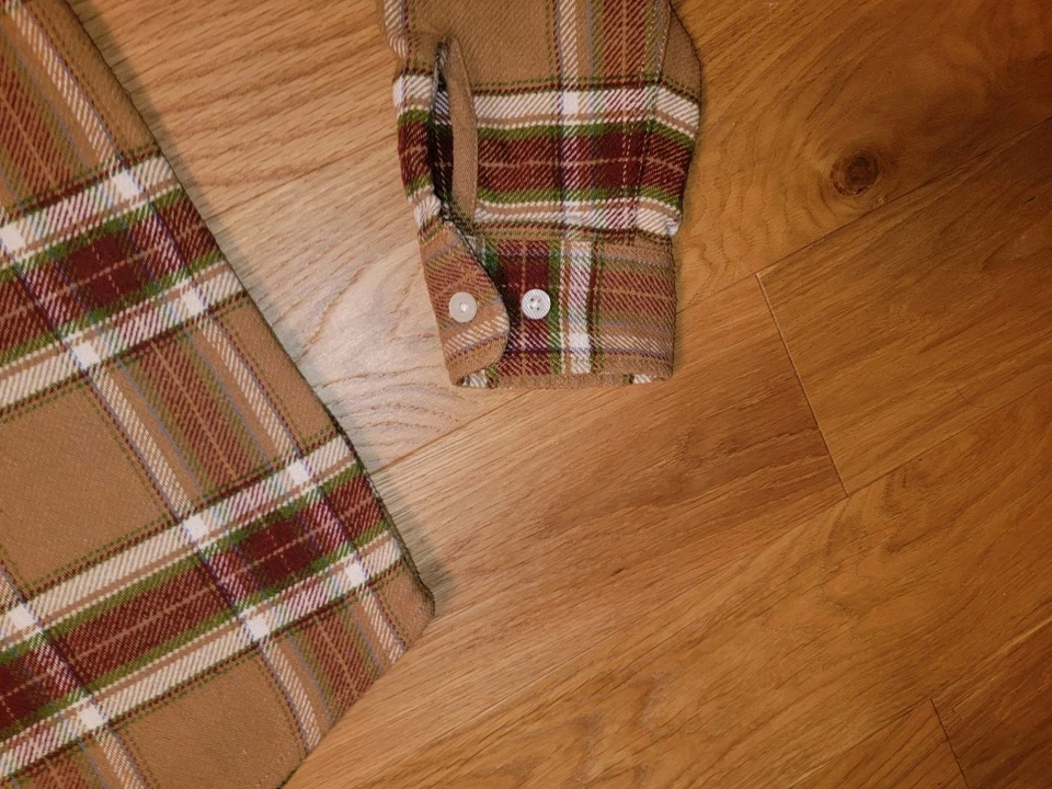 Camisa Brixton Bowery Abotonada Franela a Cuadros Hombres L Informal Manga Larga Bolsillos Foto 2 de 4