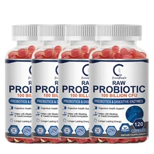 Probiotics 100 Billion CFU Potency Digestive Immune Health Gut Health Supplement