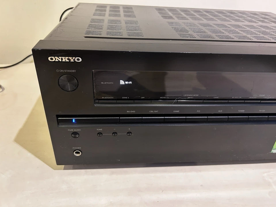 Onkyo TX-NR626 AV Receiver 7.2 Channel HDMI Bluetooth Wi-Fi Spotify Tested - Image 2 of 4