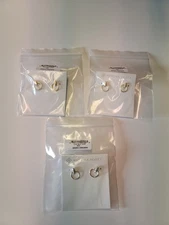 Kendra Scott Lola Mini Hoop Lot Of 3 Earrings Gold & Rhodium NWT