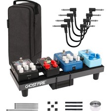Lightweight Aluminum Effect Pedalboard with Carry Bag for Guitar Effects