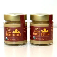2 Pack Trader Joe's Organic Maple Butter Spreadable Creamy Maple Syrup 7 OZ Each