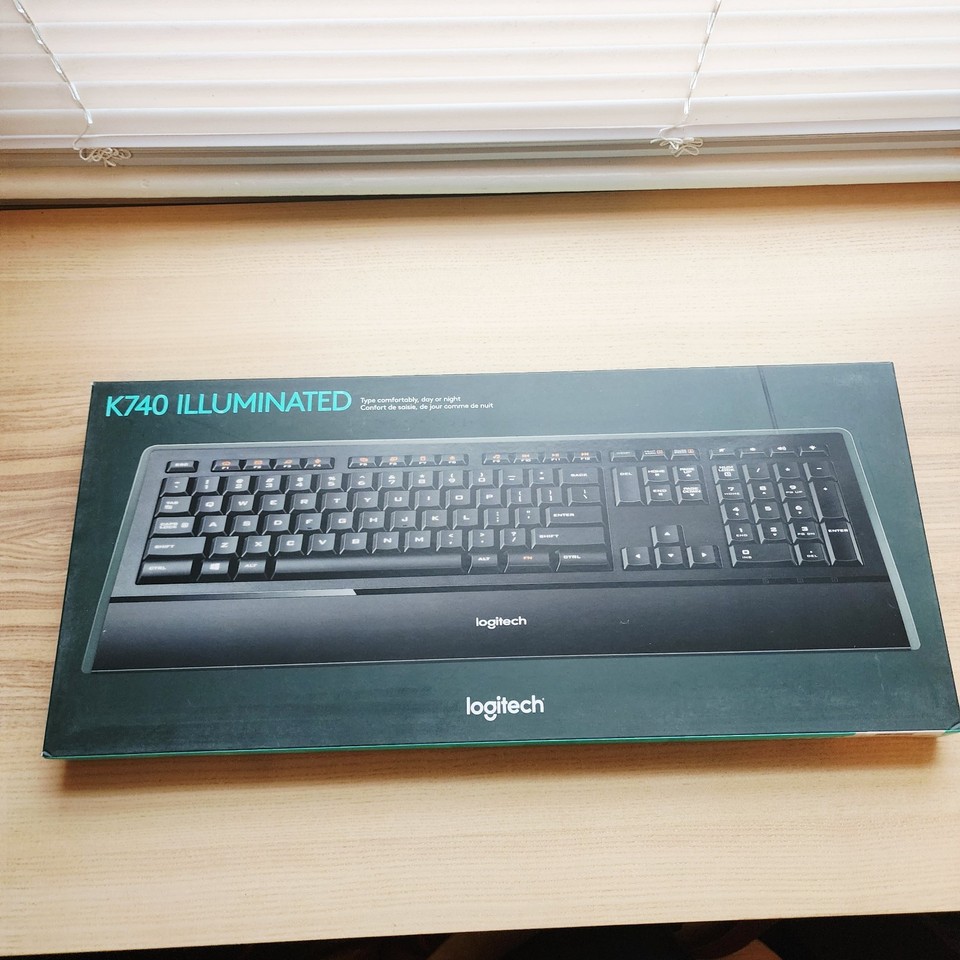 Logitech Illuminated Ultrathin Keyboard K740 With Laser-Etched Backlit ...