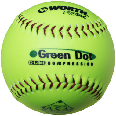 Worth AHD11SY 11'' Pro Tac Hot Dot (52/300) Slowpitch ASA