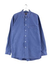 Levi's 00s White Tab Embroidered Shirt Blue M Mens