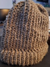 Toddler / Small Adult Handmade Chunky Knit Winter Beanie Hat - NEW