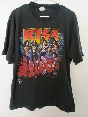 KISS Destroyer 20 Years of Destruction 1996 Double-Sided Vintage T-Shirt XL 