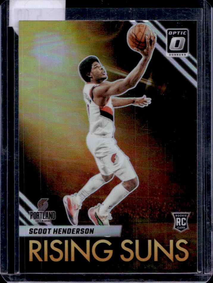 2023-24 Donruss Optic Scoot Henderson Rising Suns RC Holo Rookie #17