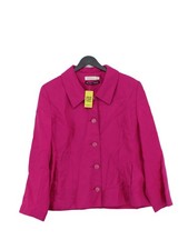 Avoca Women's Blazer UK 18 Pink Wool with Other Overcoat