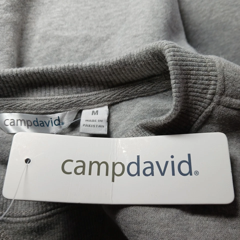 Sudadera Pullover Camp David West Chester University Polar Para Hombre Talla M Gris Foto 4 de 4