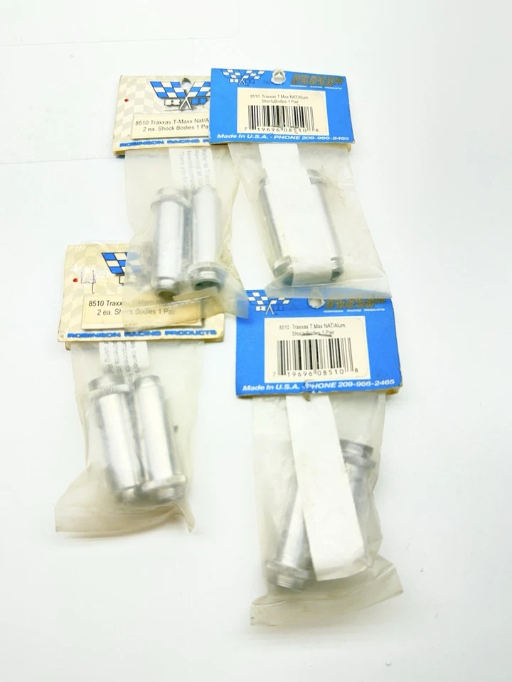 Robinson Racing Products Traxxas Tmaxx 8510 Nat/Alum. 1 pair Shock Bodies Silver - Image 2 of 4