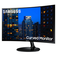 SAMSUNG 24" Curved 390C Series LED FHD Monitor with AMD FreeSync - LC24F390