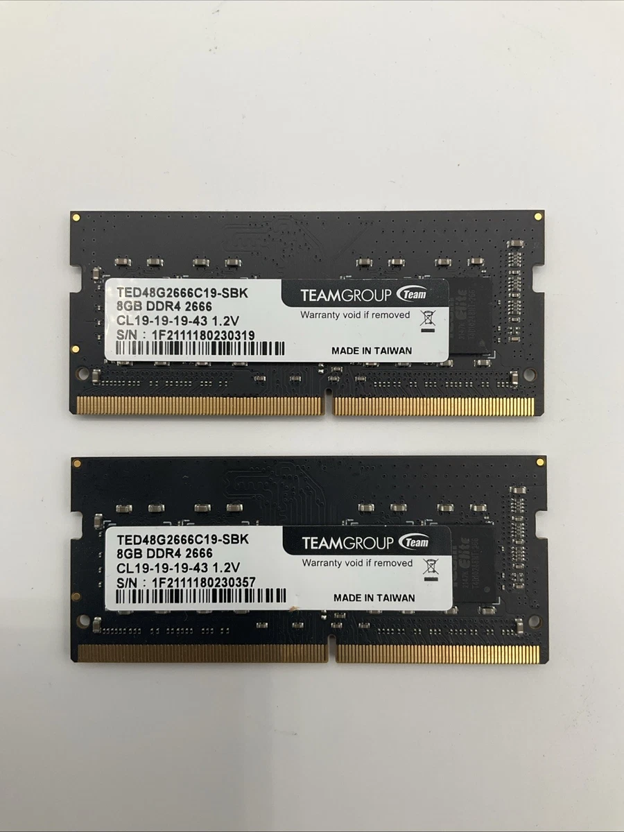 Team Group PC4-21300 (DDR4-2666) Bus Speed Computer RAM 8 GB