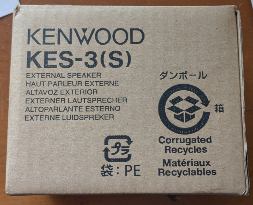 KENWOOD KES-3 (S), Kenwood External Speaker 5 W, with Mount.
