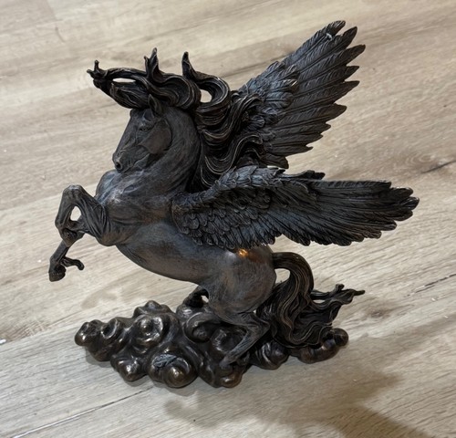 Veronese Pegasus Rearing Statue depicting the mythical winged horse.