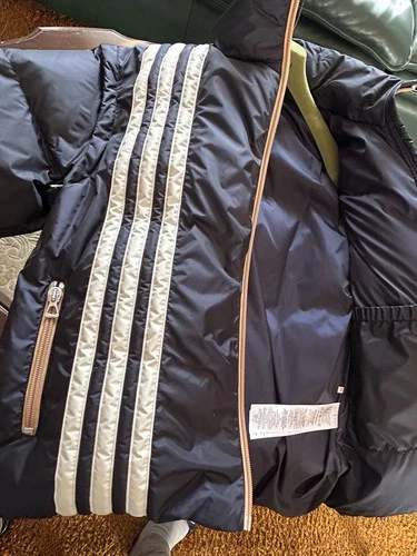 NWT Gucci x adidas Down Puffer Jacket – Navy (Style 713712 ZALUJ 4210) image 18