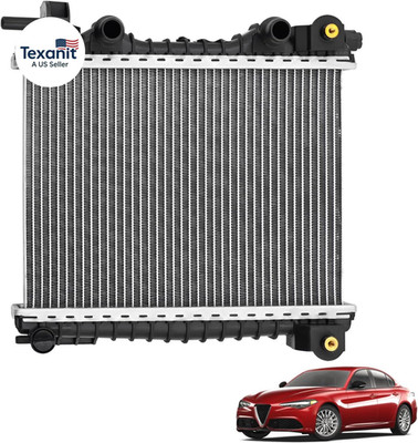 Right Radiator with Oil Cooler for Alfa Romeo Giulia Stelvio 2017-2024 2.0L 2.9L