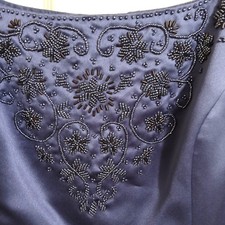 ALEX Evenings Blue Formal Gown Dress Size 12 Wedding Party Mother of the Bride
