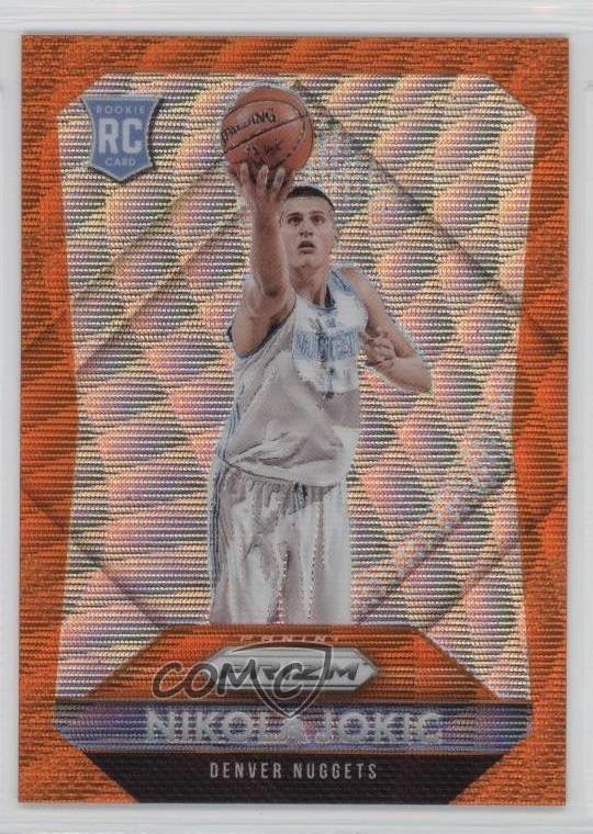 2015-16 Panini Prizm Rookies Orange Wave Prizm Nikola Jokic #335 0ad