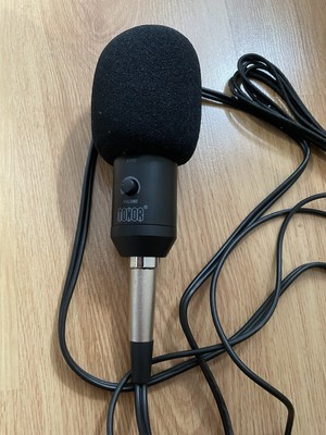 Tonor 3,5 mm Tisch-Kondensatormikrofon für Aufnahme/Podcasts