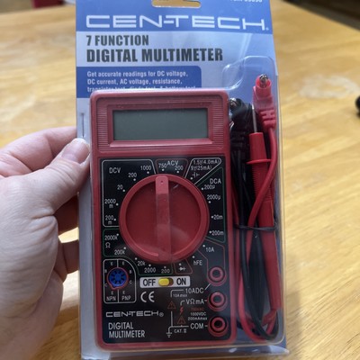 CENTECH 7 Function Digital Multimeter NEW