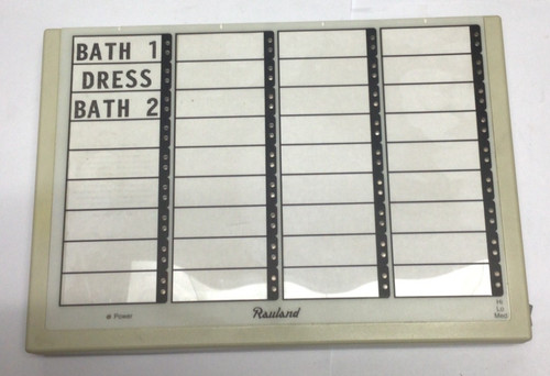 Rauland Borg Nurse Call Annunciator Panel NCS8036 used