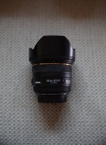 Sigma 50mm F1.4 EX DG HSM in box with case - Canon AF
